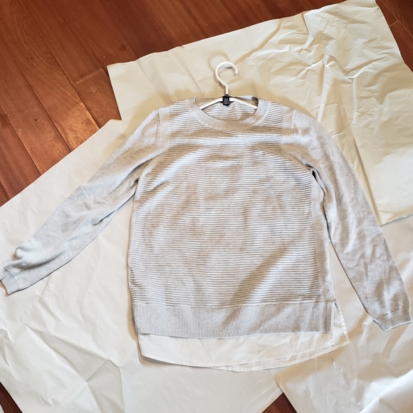 Hilary Radley Sweater with Sheer Accent Below - Picture 3 of 3